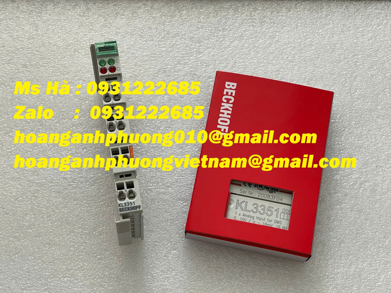 Module analog input KL3351 beckhoff - mô đun